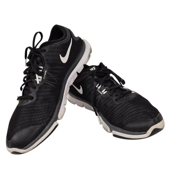 Nike Flywire TR 4 Black/White Flex Supreme Shoes Women US/AU 9 UK 6.5 - Picture 7 of 8